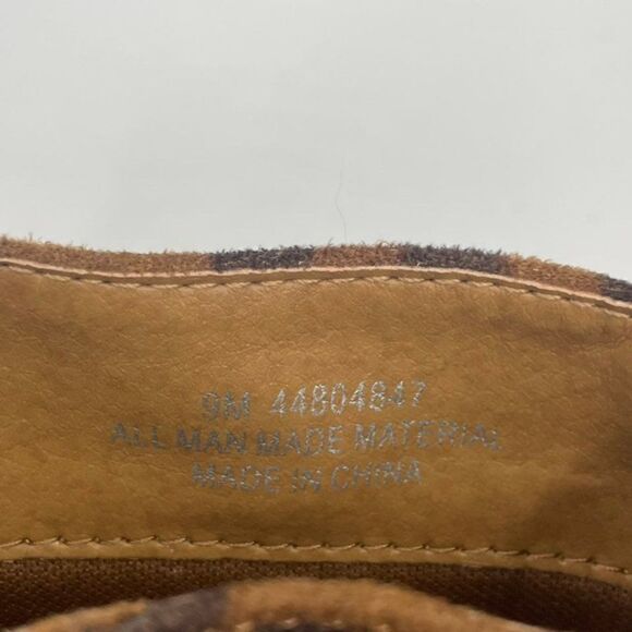 New Comfort Brand Leopard Print Velvet Chunk Heel Booties 8 - Picture 8 of 10